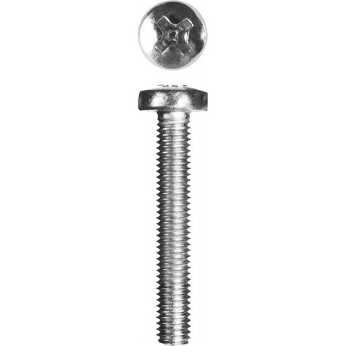 Винт DIN 7985, M5 x 40 мм, 5 кг, кл. пр. 4.8, оцинкованный, ЗУБР