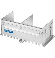 ЗУБР зуб 12*12 мм, до 600 мм, оцинкованная сталь, Раздвижная гребенка для плитки, ПРОФЕССИОНАЛ (08045-12)