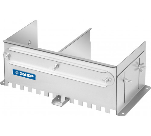 ЗУБР зуб 12*12 мм, до 600 мм, оцинкованная сталь, Раздвижная гребенка для плитки, ПРОФЕССИОНАЛ (08045-12)