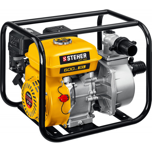 Мотопомпа бензиновая STEHER, WPC-600, 600 л/мин