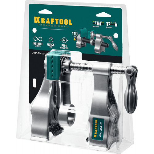 KRAFTOOL PC-34-11 3/4″ струбцина трубная