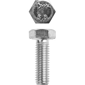 Болт ГОСТ 7798-70, M8 x 25 мм, 5 кг, кл. пр. 5.8, оцинкованный, ЗУБР