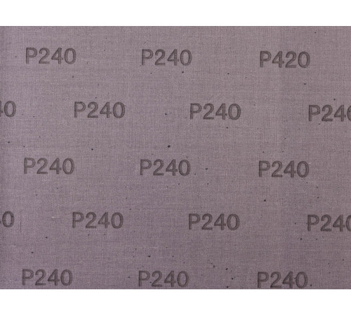 Лист шлифовальный ЗУБР ″СТАНДАРТ″ на тканевой основе, водостойкий 230х280мм, Р240, 5шт