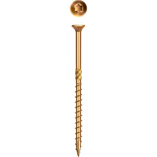 Конструкционные саморезы КС-П 180 х 8.0 мм, 50 шт., желтый цинк, ЗУБР