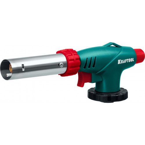 Газовая горелка KRAFTOOL KL-700 с пьезоподжигом, на баллон с цанговым соединением, 1400°C