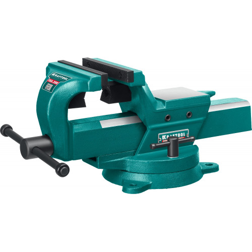 Кованые стальные тиски KRAFTOOL FORGE-155/200 с регулировкой компенсации люфта