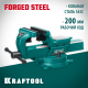 Кованые стальные тиски KRAFTOOL FORGE-155/200 с регулировкой компенсации люфта