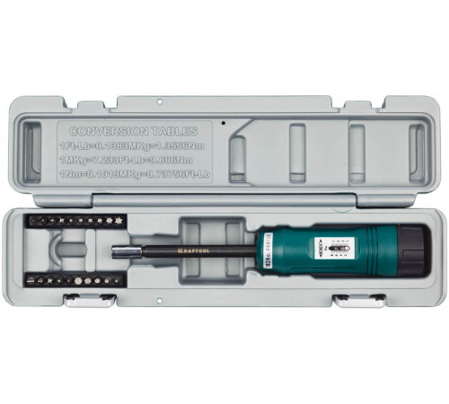 Динамометрическая отвертка KRAFTOOL регулируемая 1-8 Нм