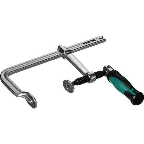 FORGE FF-200/100 струбцина тип F 200/100 мм, 450 кгс, KRAFTOOL