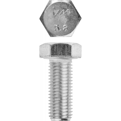 Болт ГОСТ 7798-70, M16 x 40 мм, 5 кг, кл. пр. 5.8, оцинкованный, ЗУБР