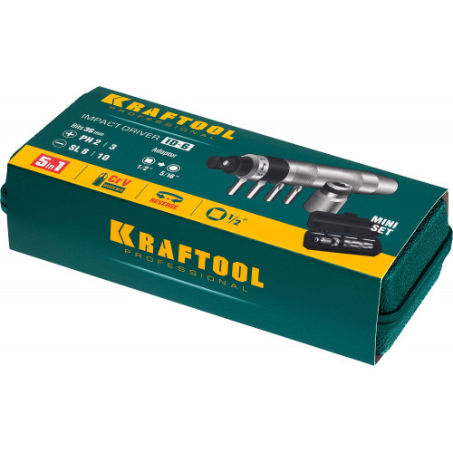 ID-6 отвертка ударно-поворотная 6 предм., KRAFTOOL