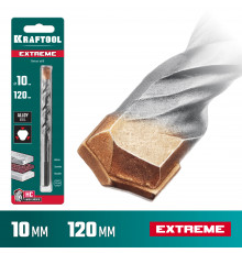 KRAFTOOL EXTREME 10 х 120 сверло по бетону, 3-х гранный хвостовик