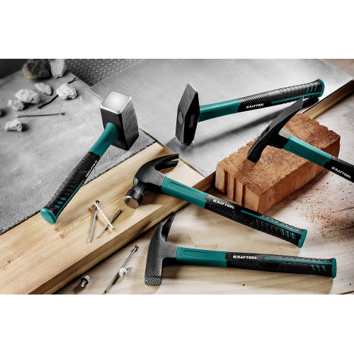 Fiberglass 600 г молоток каменщика с фиберглассовой рукояткой, KRAFTOOL