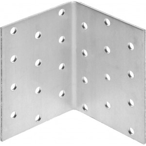 Уголок крепежный равносторонний УКР-2.0, 80х60х60 х 2мм, ЗУБР