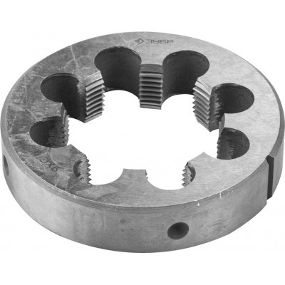 ЗУБР G 3/4″, плашка трубная, сталь 9ХС, круглая ручная