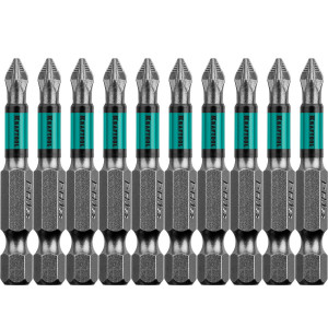 Optimum Line Биты, PZ1, 50 мм, тип хвостовика E 1/4″, 10 шт в блистере, KRAFTOOL