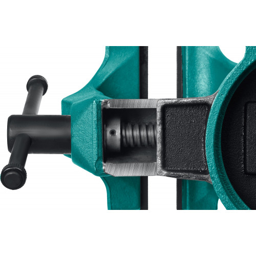 Кованые стальные тиски KRAFTOOL FORGE-180/230 с регулировкой компенсации люфта