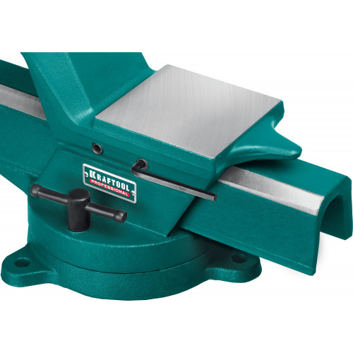 Кованые стальные тиски KRAFTOOL FORGE-180/230 с регулировкой компенсации люфта