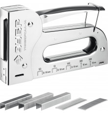 ЗУБР Универсал-14 степлер стальной 6-в-1: 53, 140, 53F, 13, 300, 500