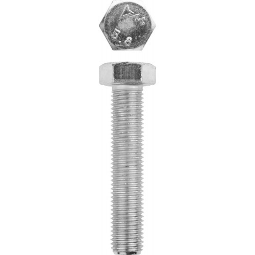 Болт ГОСТ 7798-70, M16 x 80 мм, 5 кг, кл. пр. 5.8, оцинкованный, ЗУБР
