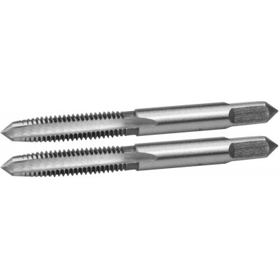 ЗУБР М6x1.0мм, комплект метчиков, сталь 9ХС, ручные, 4-28006-06-1.0-H2