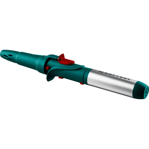 Газовый паяльник KRAFTOOL SolderPro 120K, набор 10-в-1, 30-120 Вт, горелка, фен, пьезоподжиг, 1300°С