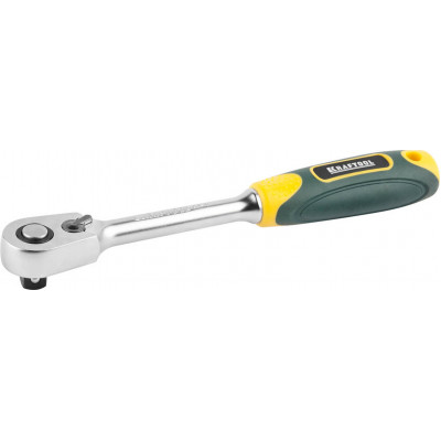 Трещотка для торцовых головок KRAFTOOL ″PRO″, Сr-V сталь, 60 зубцов, 3/8″