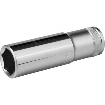 Торцовая головка KRAFTOOL ″INDUSTRIE QUALITAT″, удлиненная, Cr-V, FLANK, хромосатинированная, 1/2″, 17 мм