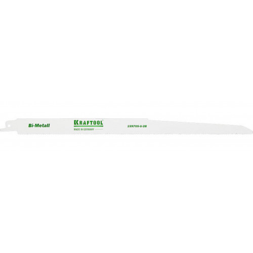 Полотно KRAFTOOL ″INDUSTRIE QUALITAT″, S1222VF, для эл/ножовки, Bi-Metall, по металлу, дереву, шаг 1,8-2,5мм, 280мм
