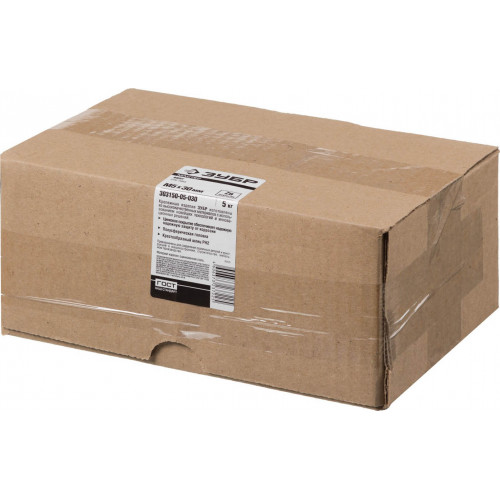 Винт DIN 7985, M5 x 40 мм, 5 кг, кл. пр. 4.8, оцинкованный, ЗУБР