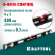 Kraftool A-RATE CONTROL 800 мм, сверхпрочный уровень с зеркальным глазком