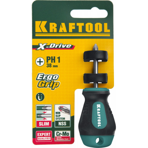 KRAFTOOL Х-Drive PH1x38 отвертка