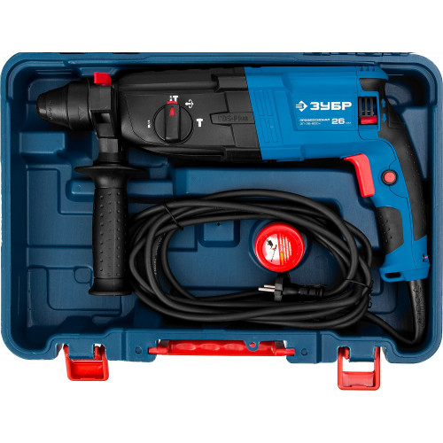 Перфоратор ЗУБР 800 Вт, 26 мм, SDS Plus, серия Профессионал (ЗП-26-800 К)