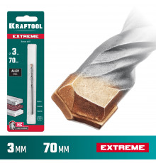 KRAFTOOL EXTREME 3 х 70 мм сверло по бетону, 3-х гранный хвостовик