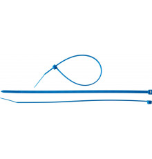 Кабельные стяжки синие КС-С1, 3.6 x 200 мм, 100 шт, нейлоновые, ЗУБР Профессионал