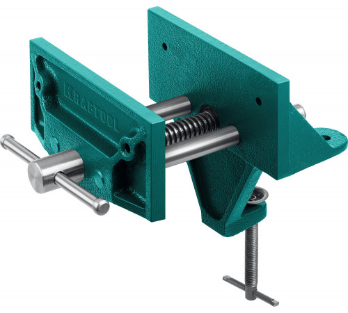 KRAFTOOL 155 мм, на струбцине, Столярные переносные тиски (32720-155)