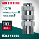 Переходник 1/2″M - рапид муфта KRAFTOOL