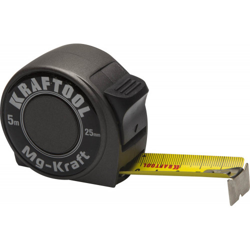 KRAFTOOL MG-Kraft 5м / 25мм ударопрочная профессиональная рулетка в металлическом корпусе