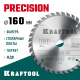 KRAFTOOL PRECISSION 160х20мм 36Т, диск пильный по дереву