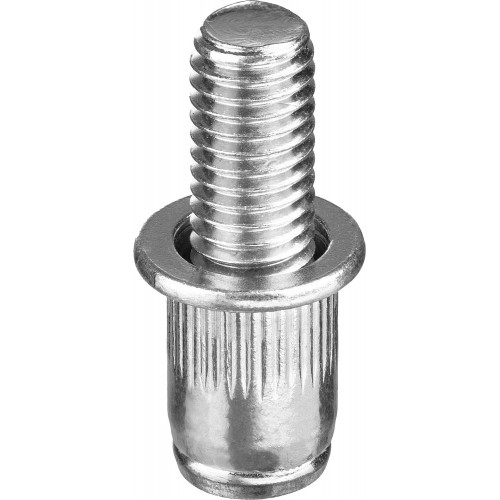 Винтовые заклепки Bolt, М6 х 10.5 мм, стальные, штифт 10 мм, 150 шт, KRAFTOOL