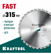 KRAFTOOL Fast 315х30мм 32Т, диск пильный по дереву