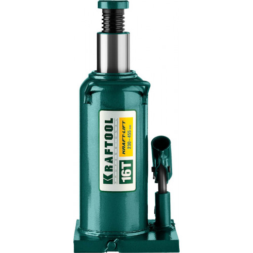 KRAFTOOL KRAFT-LIFT 16т, 230-460мм домкрат бутылочный гидравлический, KRAFT BODY