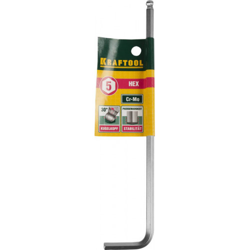 KRAFTOOL Industrie HEX 5, Длинный имбусовый ключ (27437-5)