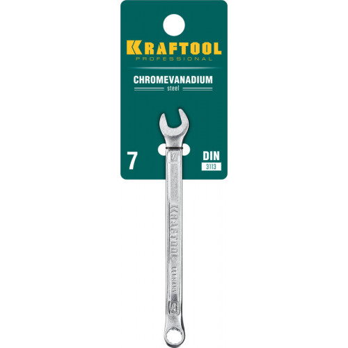 Комбинированный гаечный ключ 7 мм, KRAFTOOL
