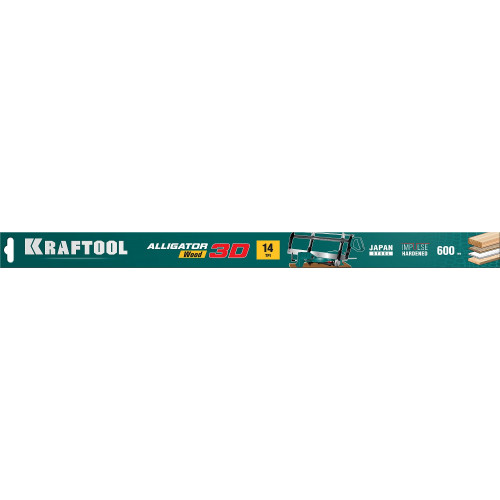 KRAFTOOL Alligator 3D, 600 мм, полотно по дереву для стусла прецизионного
