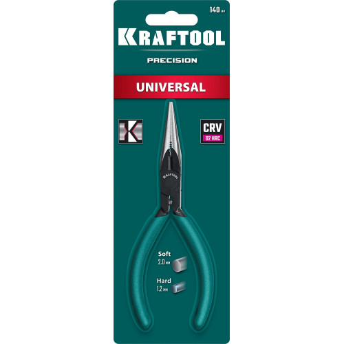 KRAFTOOL Kraft Mini 140 мм, Прецизионные тонкогубцы (220017-3-14)