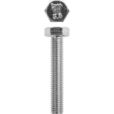 Болт ГОСТ 7798-70, M8 x 45 мм, 5 кг, кл. пр. 5.8, оцинкованный, ЗУБР