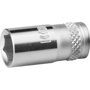 Торцовая головка KRAFTOOL ″INDUSTRIE QUALITAT″, Cr-V, FLANK, хромосатинированная, 1/4″, 8 мм