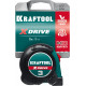 KRAFTOOL X-Drive 3м / 19мм рулетка с ударостойким обрезиненным корпусом