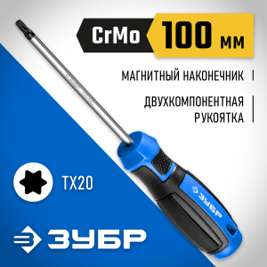 ЗУБР Профессионал TX20x100 отвертка